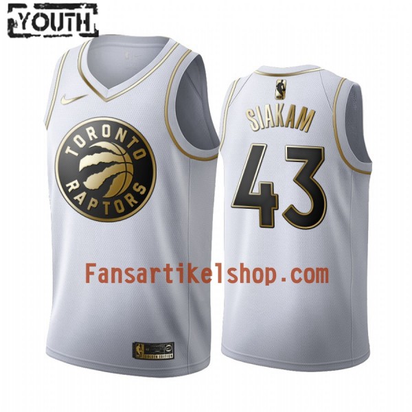 NBA Toronto Raptors Trikot Pascal Siakam 43 Nike 2019-2020 Weiß Golden Edition Swingman - Kinder NBA Toronto Raptors Trikot Pascal Siakam 43 Nike 2019-2020 Weiß Golden Edition Swingman - Kinder